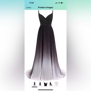 Long women’s formal dress